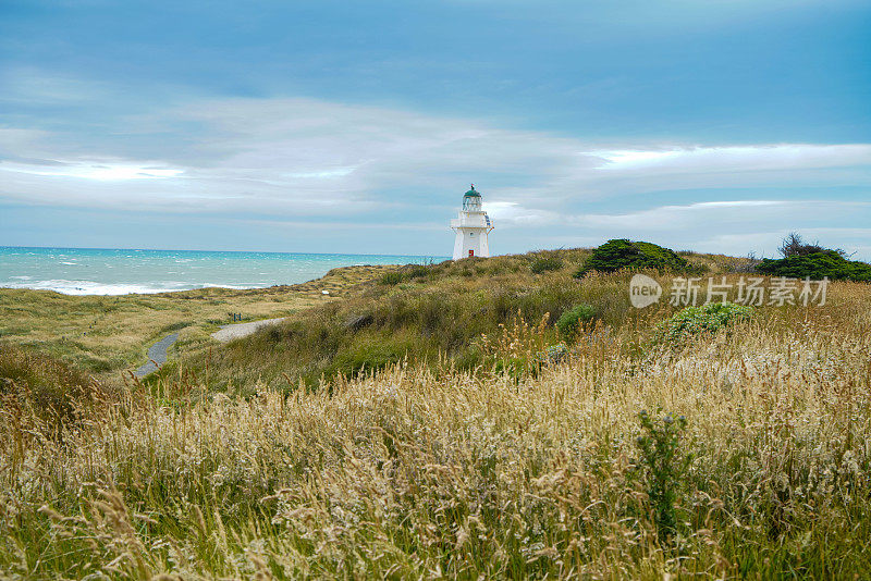 Waipapa Point灯塔，南岛，新西兰